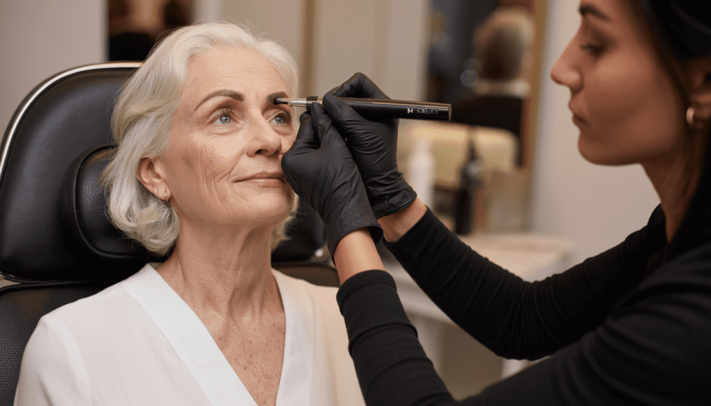 best technician for eyebrow correction for seniors in sydney