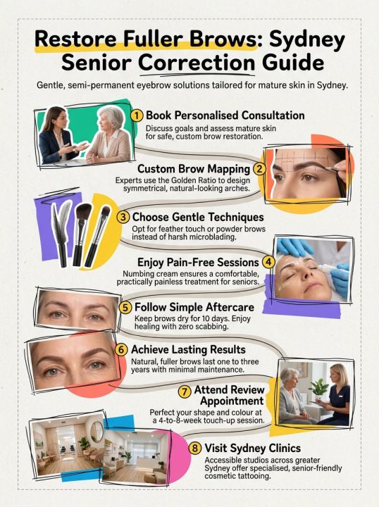 Eyebrow Correction For Seniors In Sydney: Restore Fuller, Natural-Looking Brows